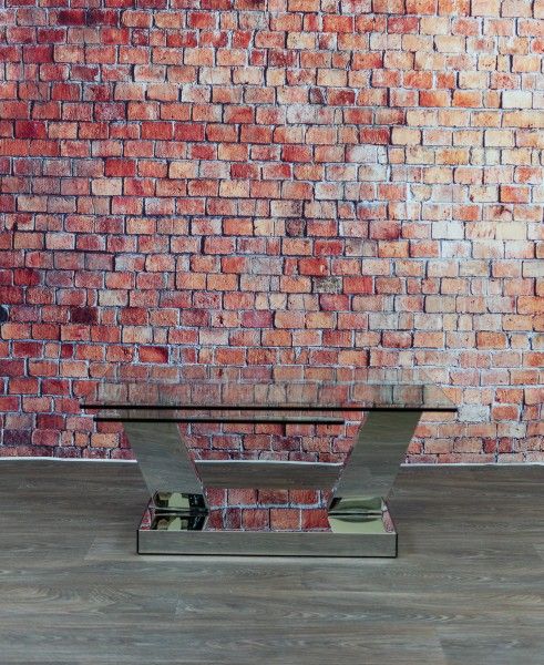 Unique Chrome & Glass Rotating Coffee Table - Delivery Available