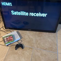 Xbox One S and 50” LCD Flat Panel