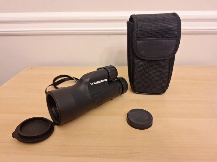 Wingspan Monocular 12x50 BAK4 Prism Waterproof 246 FT@1000 YDS. With Case 