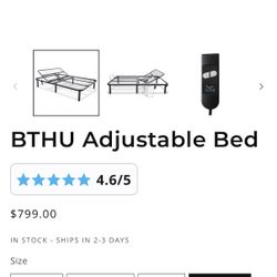 Bed Tech Adjustable Frame (Queen)