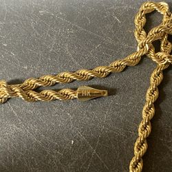 22” “moro” ITALY 14k GOLD