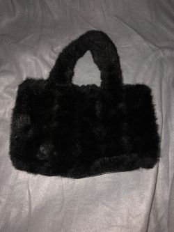 Cute faux fur hand bag/purse