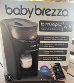 Brand New $329 Baby Brezza Formula Pro Advanced WiFi Auto Mixer & Dispenser for Baby Bottles