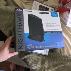 Nighthawk Ax6 Cable Modem Router Netgear Byob