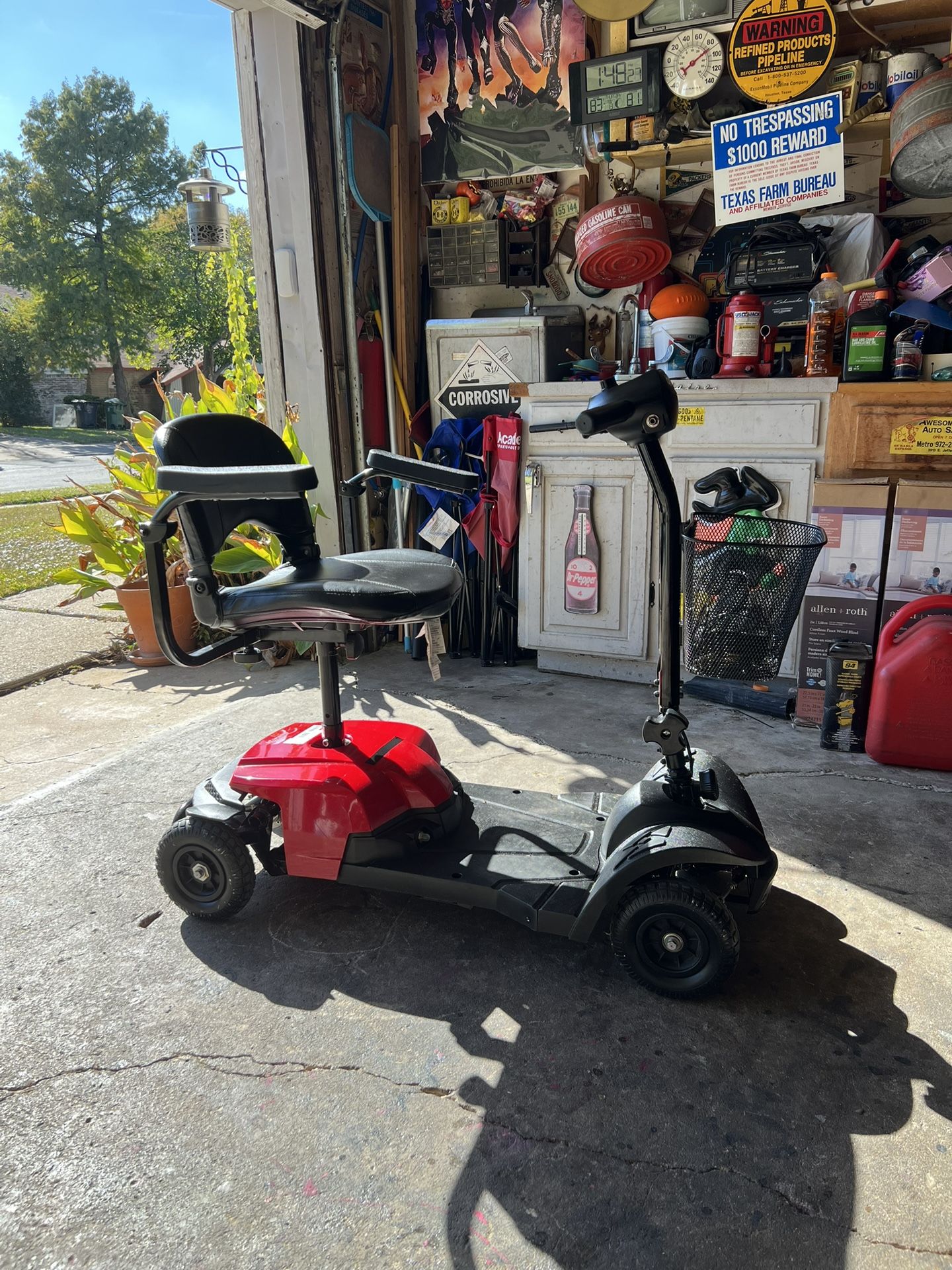 Drive Bobcat four wheel scooter with brand new batteries and charger $250