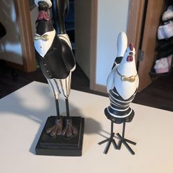 Rooster Figurines 