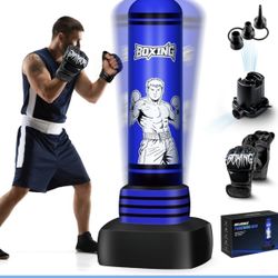Inflatable Punching Bag And Electric Inflator