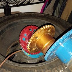 2 Wire Wheel Adapters(Blue & Gold Top Only)