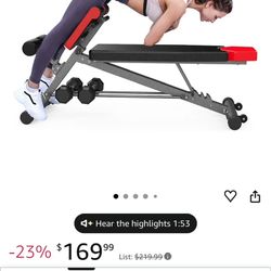 Finer Form Multi-functional Weight Bench.  