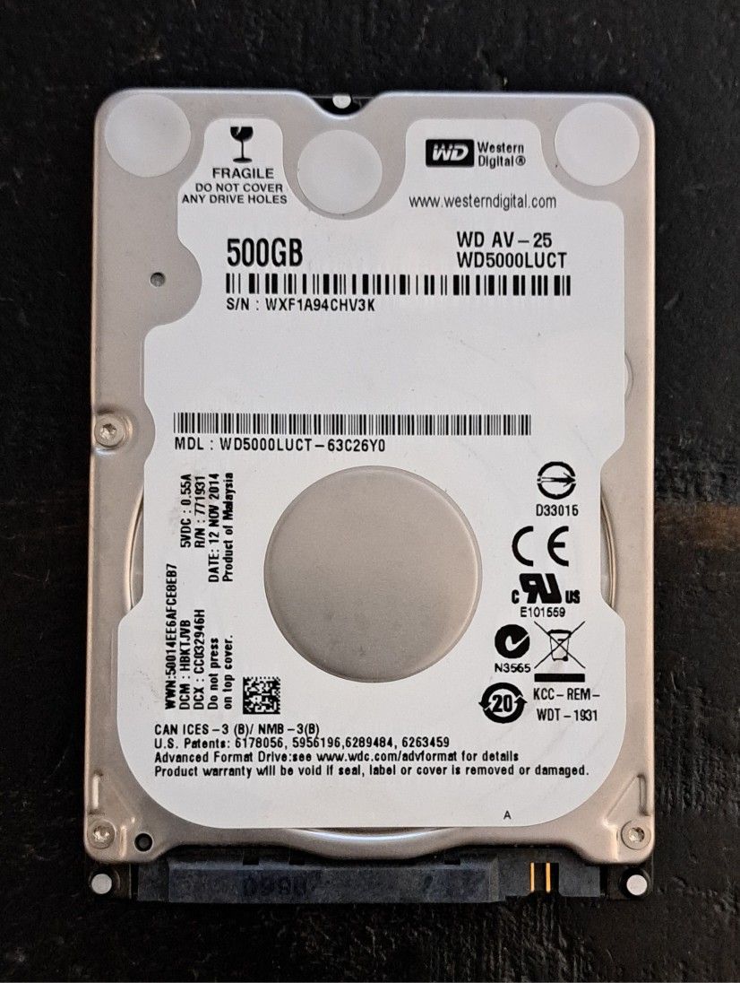 Western Digital Hard Drive