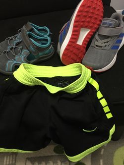 8T Adidas / Osh Kosh Shoes/ 2T Nike Shorts