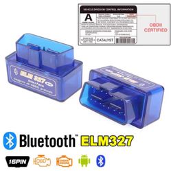 16 PIN Interface V2.1 ELM327 OBD2 Mini Code Reader Scan Tool Bluetooth Car Scanner Diagnostic-Tool