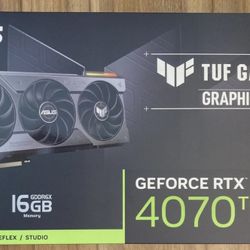 ASUS TUF Gaming Nvidia GeForce RTX 4070 Ti SUPER OC 16GB – A2 Revision – $800 (Box, Accessories, Warranty)