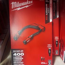 Milwaukee Redlithium USB 400L Neck Light Tool Only 