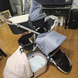 Double, Single Stroller Uppababy Vista