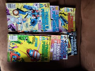 Transformers and GI Joe comics