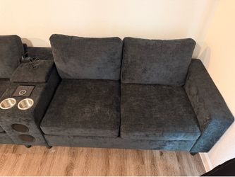 Sofa with Ottomans