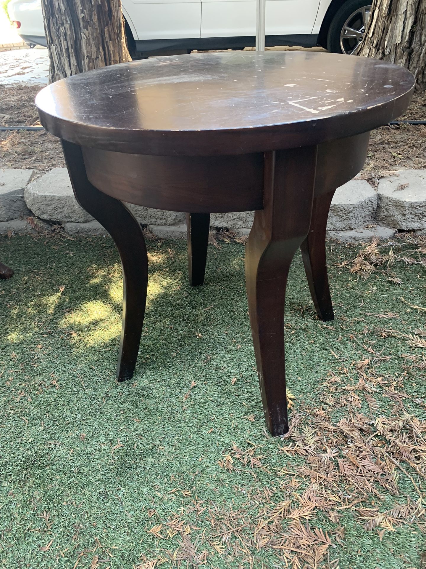Solid Wood End Table