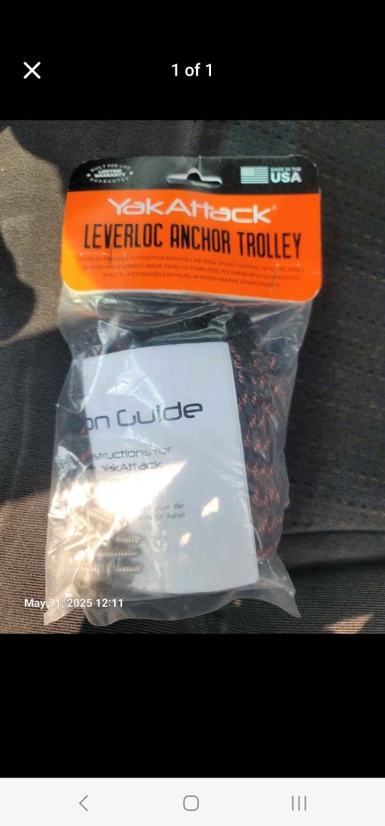 Yak Attack Leverloc Anchor Trolley