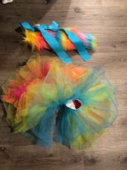Kids unicorn petticoat and tail