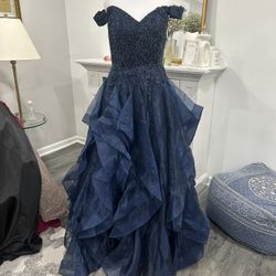 Navy Prom Dress