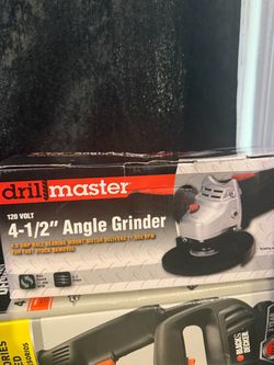 Drill Master 4-1/2" Angle Grinder 120V