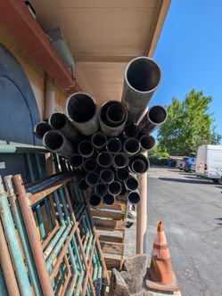 ABS sewer pipe and Schedule 40 PVC pipe