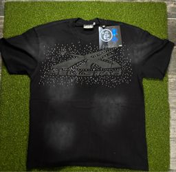 Hellstar Black Studded Graphic T-Shirt