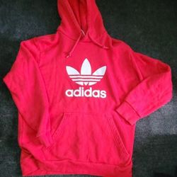 Red Adidas Hoodie 