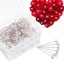 100pcs Box Diamond 💎 Pins…$3