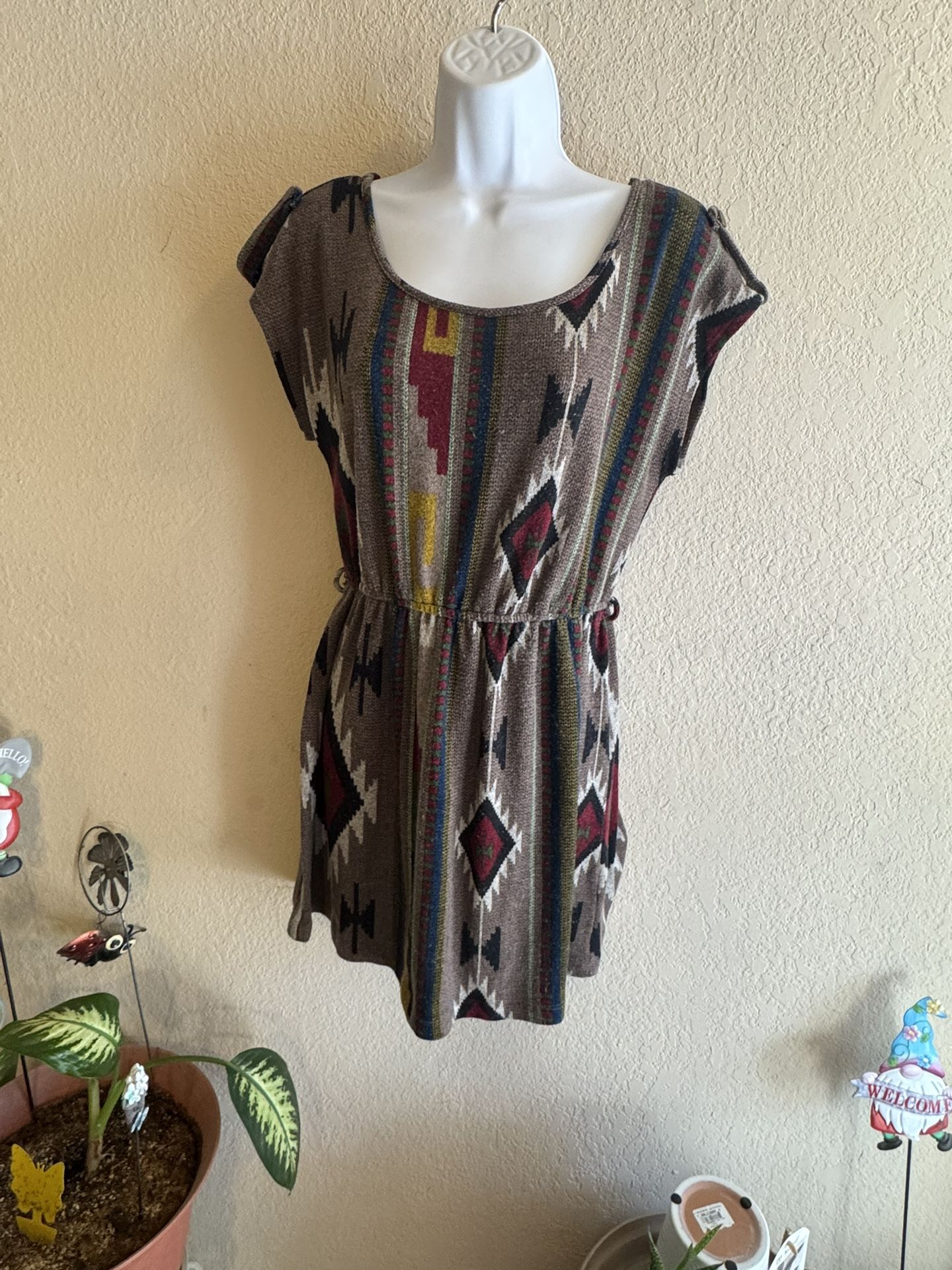 Aztec Print Dress Size M