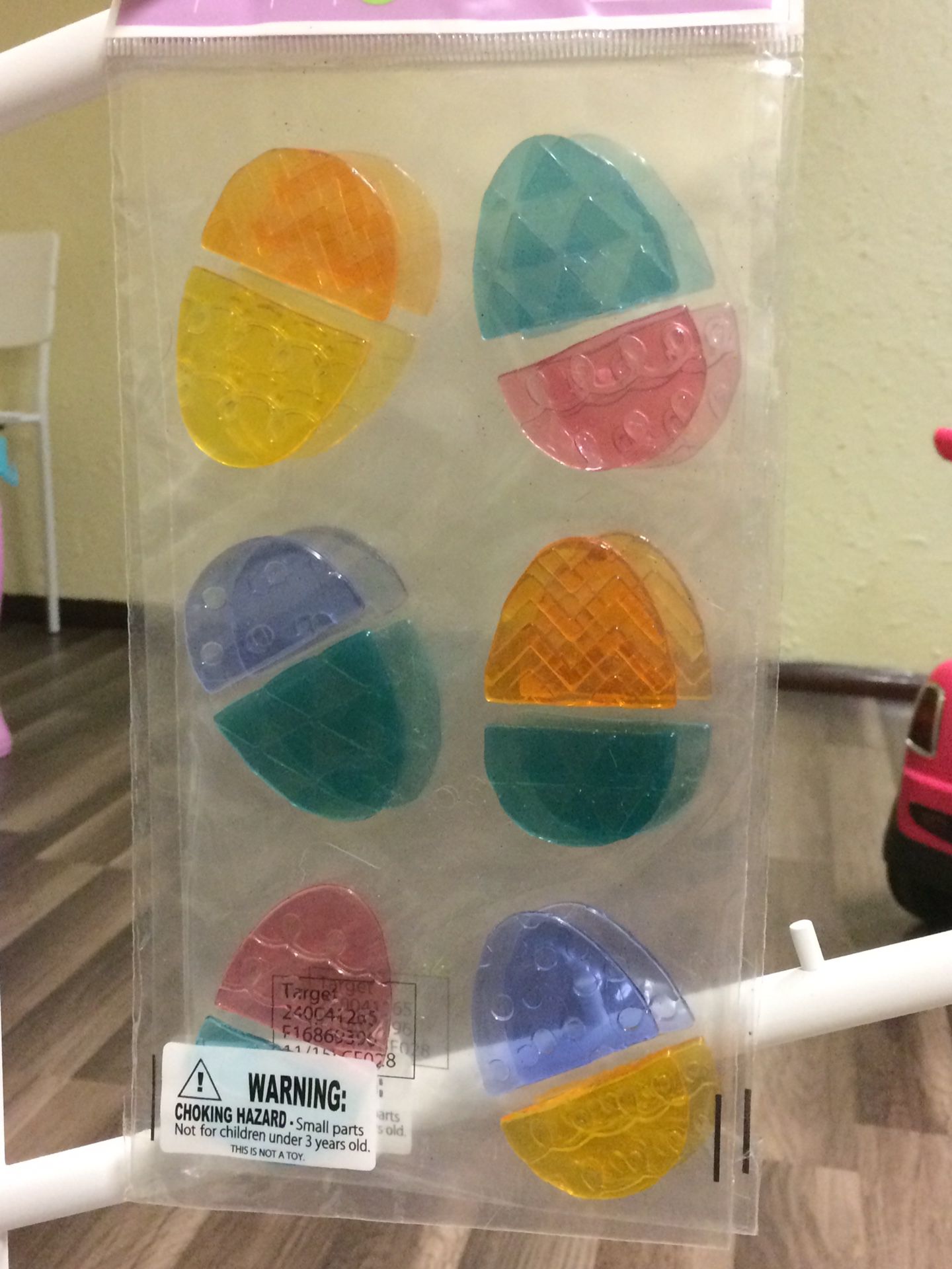 Easter glass stickers