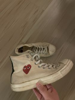 Comme Des Garcon Chucks Converse High Top Sz 8