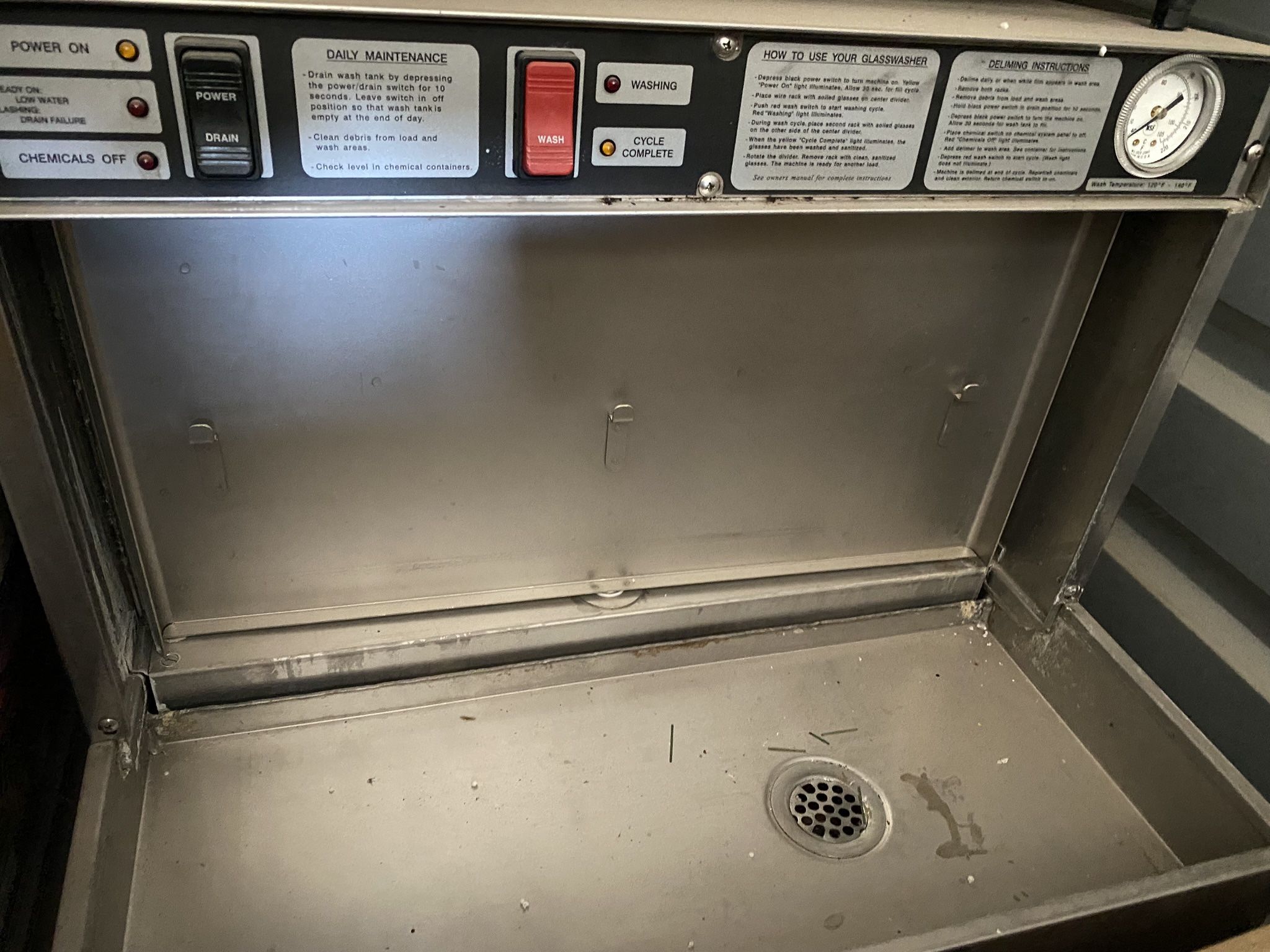 Commercial Bar Dishwasher