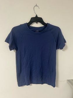 Blue Athletic Short Sleeve T-Shirt Size S