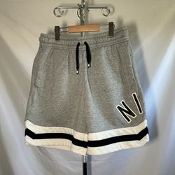 Nike Air Sportswear Fleece Gray Basketball Shorts