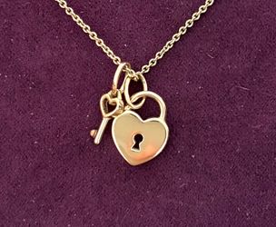 Ana Luisa Heart Lock & Key Necklace - Romantic Minimalist Jewelry