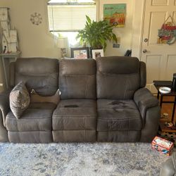 Two Reclining Couch Seat