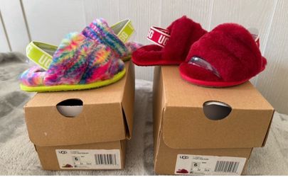6c 7c ugg slides $40 each