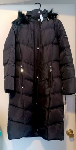 New Calvin Klein Down Jacket Long with tags attached Women's size small