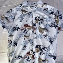 Cactus Man Floral Mens Shirt