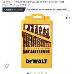 DEWALT Titanium Nitride Coated 