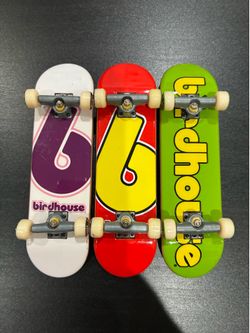 3x Tech Deck Birdbouse 96 MM Finger Board Skateboards (2000s)