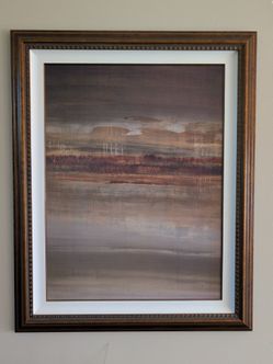 Framed Abstract Landscape Wall Art