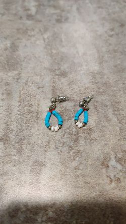 Turquoise stud earrings