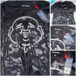 Camo Black Men’s True Religion T-Shirt Size M