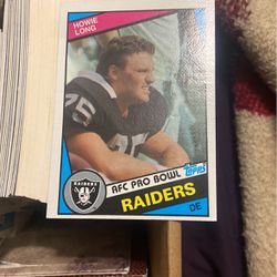Football Card/Raiders.   Howie Long.   DE