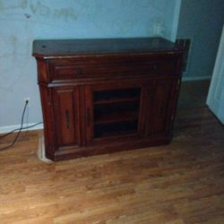 Tv Stand With A Tv Mount Built Inside
