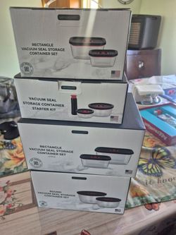 Glass Vacuum seal storage containers