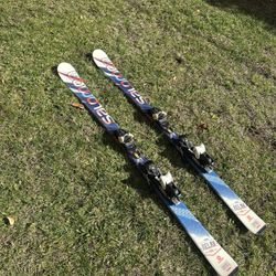Salomon Skis 160 Cm With Adjustable Bindings 